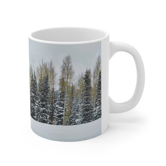 Coffee Mug - Forest Winterscape