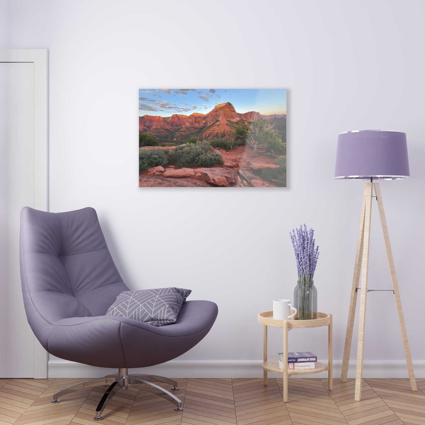 Acrylic Art - Kolob Canyons in Zion National Park