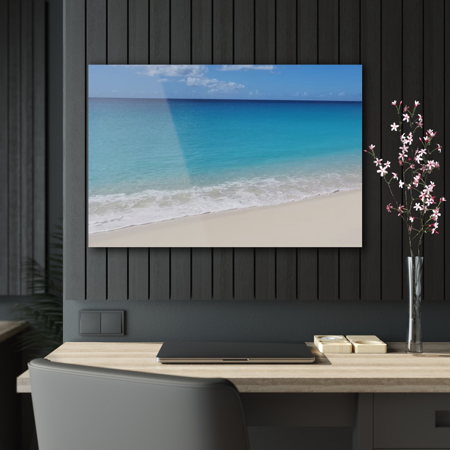 Acrylic Art - Mullet Bay (St. Maarten)