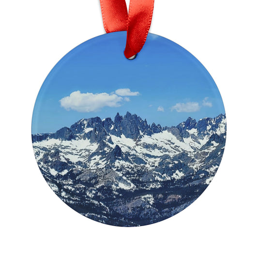 Holiday Acrylic Ornament - Minarets of the Sierra Nevada