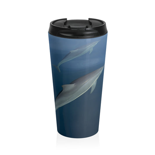 Travel Mug (15oz) - Dolphins