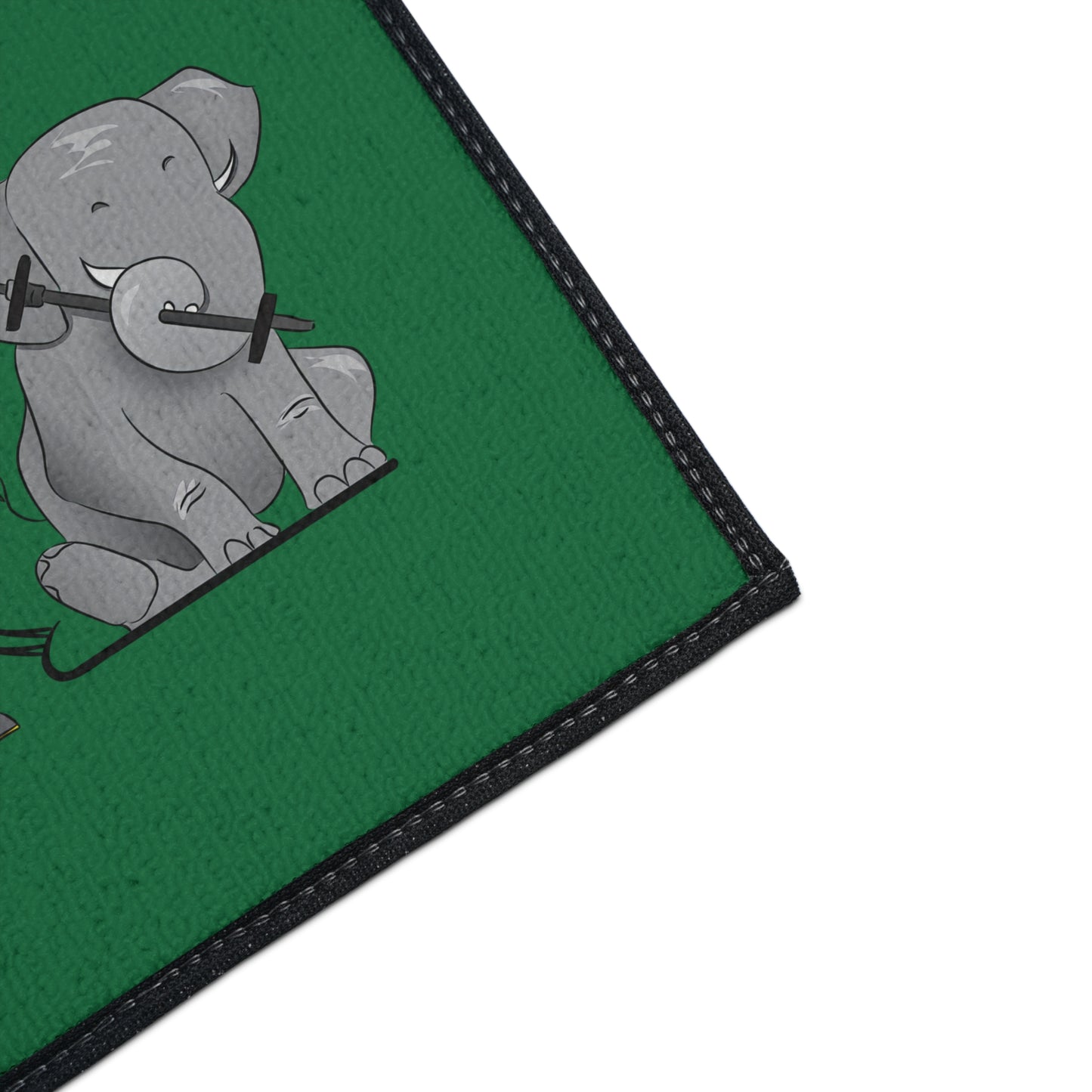 Floor Mat - Strong White Man (green)