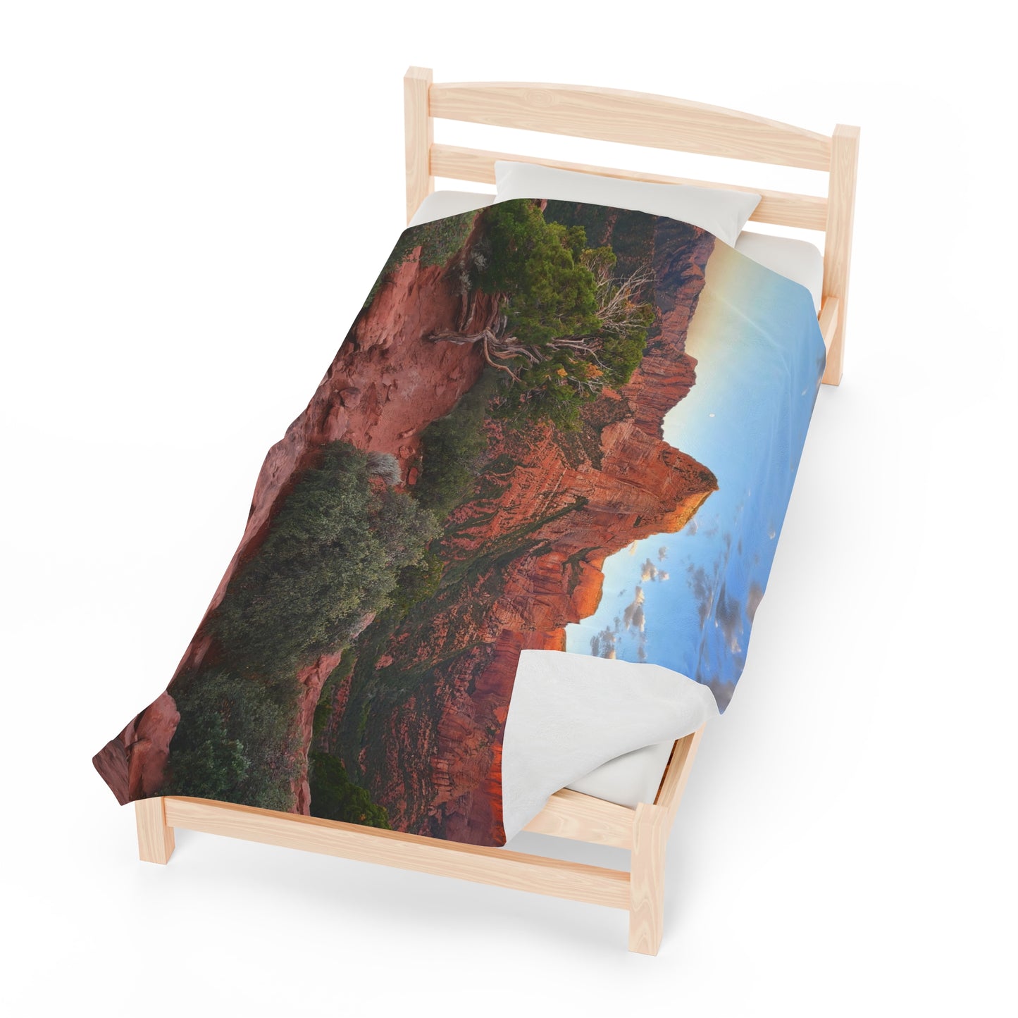 Blanket Velveteen Plush - Kolob Canyons in Zion National Park
