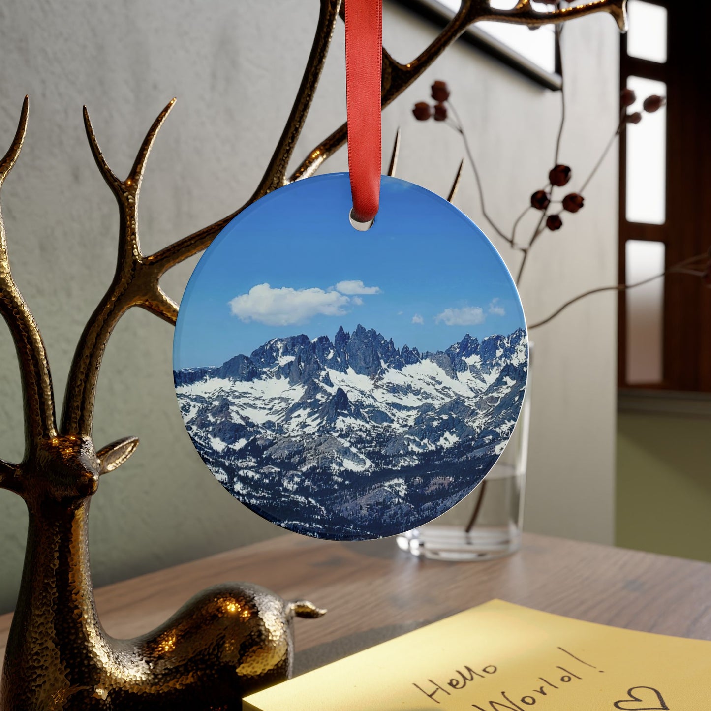 Holiday Acrylic Ornament - Minarets of the Sierra Nevada