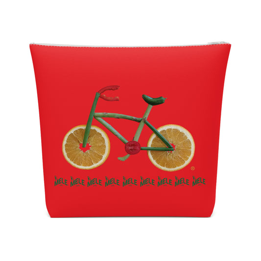 Cosmetic Bag - Veggie Bike  (red)