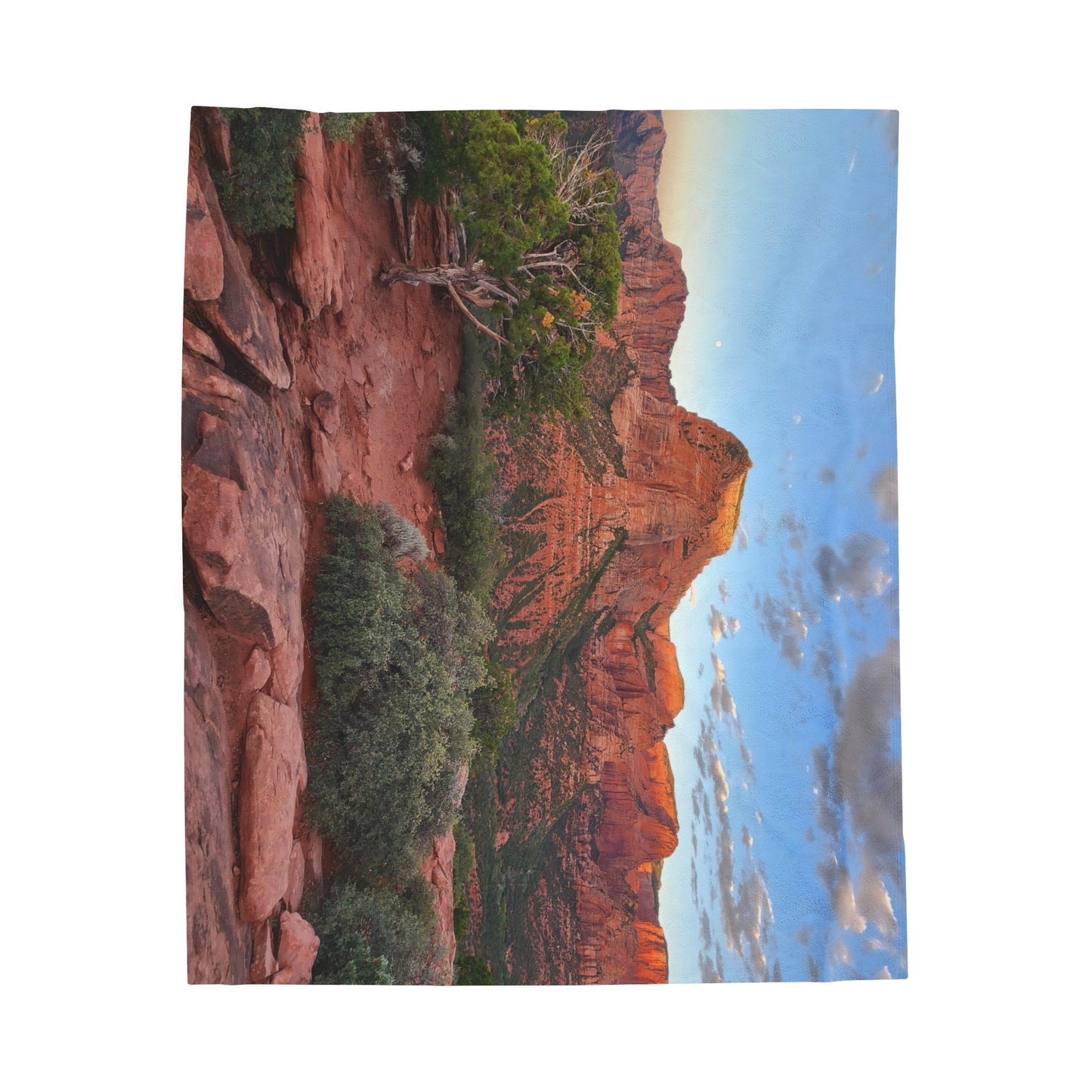 Blanket Velveteen Plush - Kolob Canyons in Zion National Park