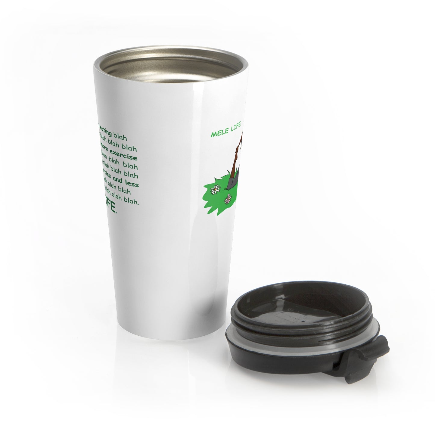 Travel Mug - yoga lady 2