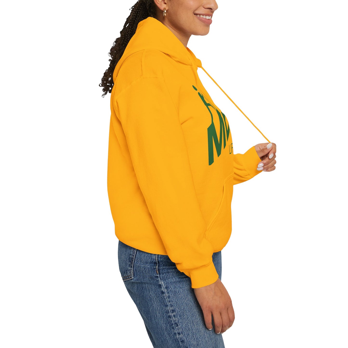 Hooded Sweatshirt (unisex) - MELE LIFE (green)