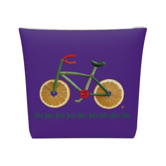 Cosmetic Bag - Veggie Bike  (purple)