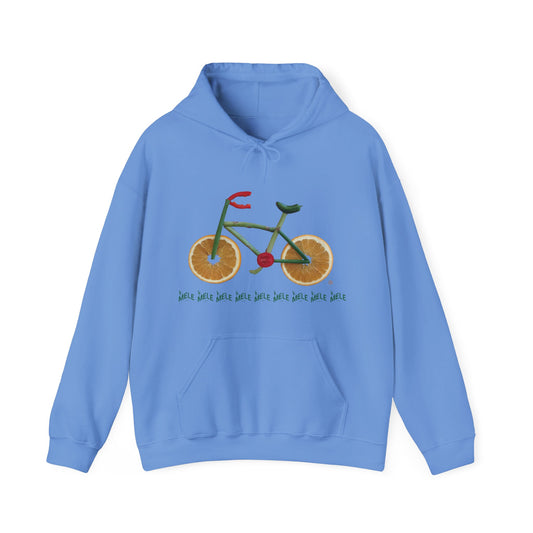 Hooded Sweatshirt (unisex) - Veggie Bike  (color palette B)