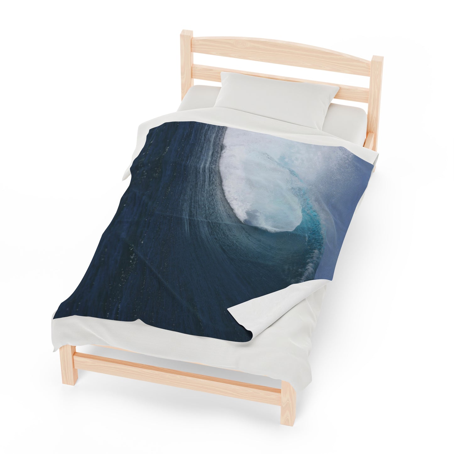 Blanket Velveteen Plush - Wave