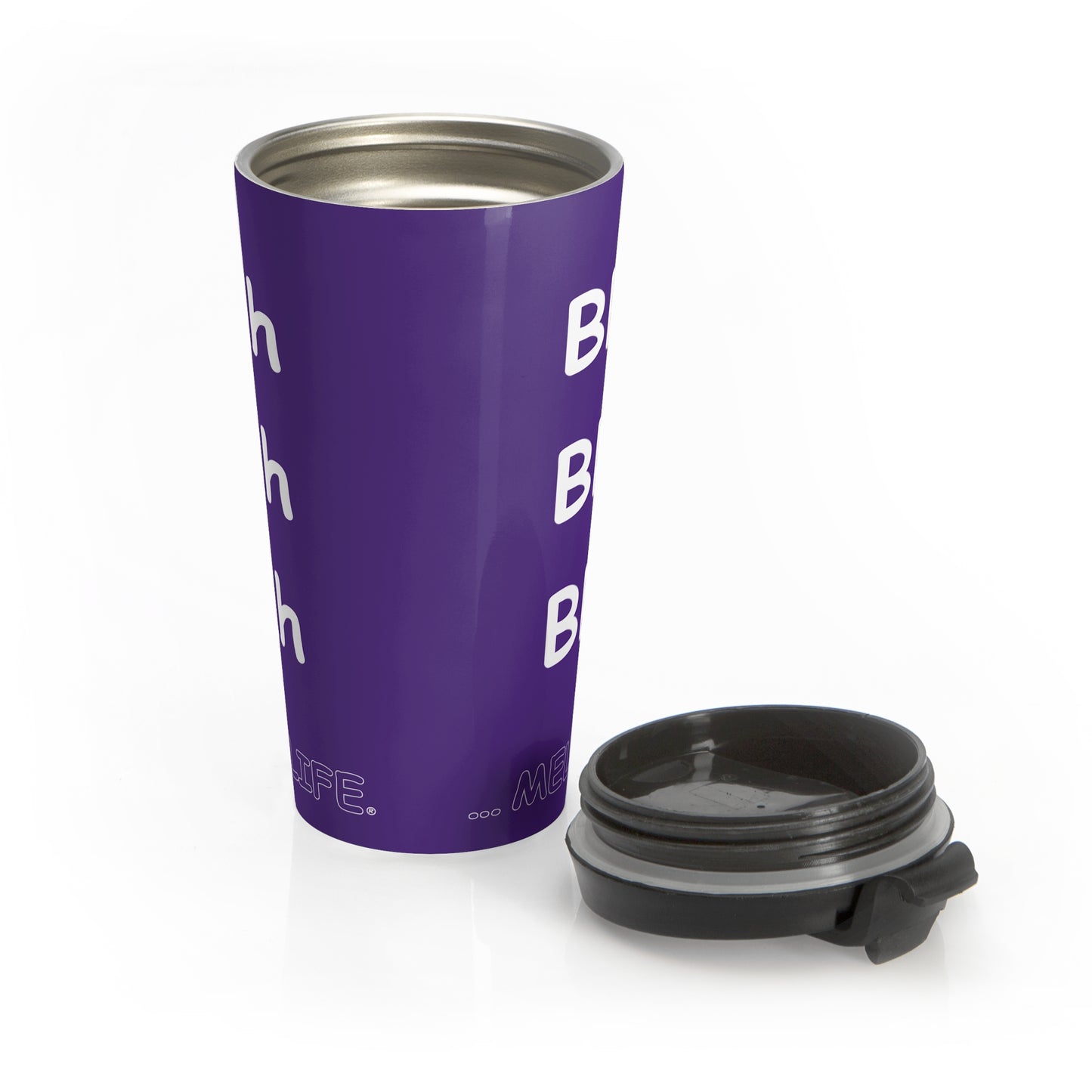 Travel Mug - Blah Blah Blah    (purple)