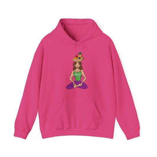 Hooded Sweatshirt (unisex) - Yoga Lady 1  (color palette A)