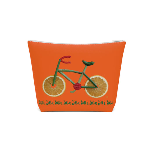 Cosmetic Bag - Veggie Bike  (orange)