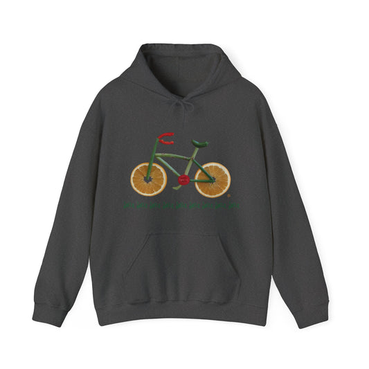Hooded Sweatshirt (unisex) - Veggie Bike  (color palette A)