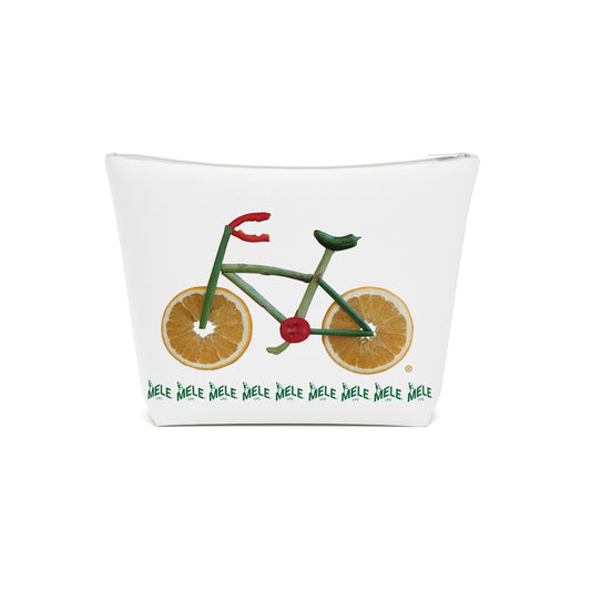 Cosmetic Bag - Veggie Bike  (white)