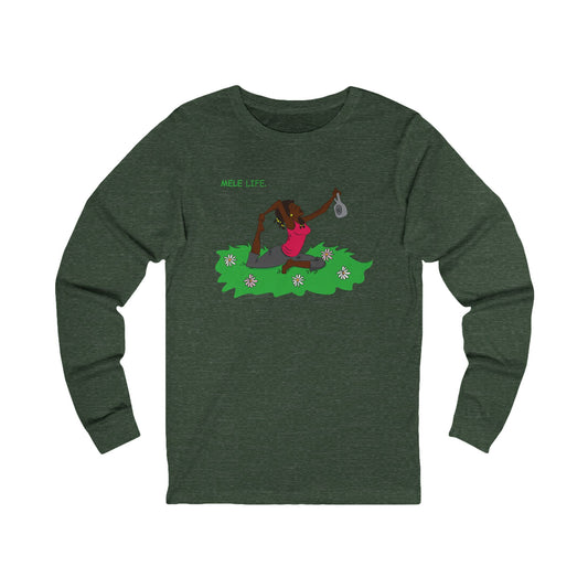 Long Sleeve Tee (Unisex) - Yoga Lady 2