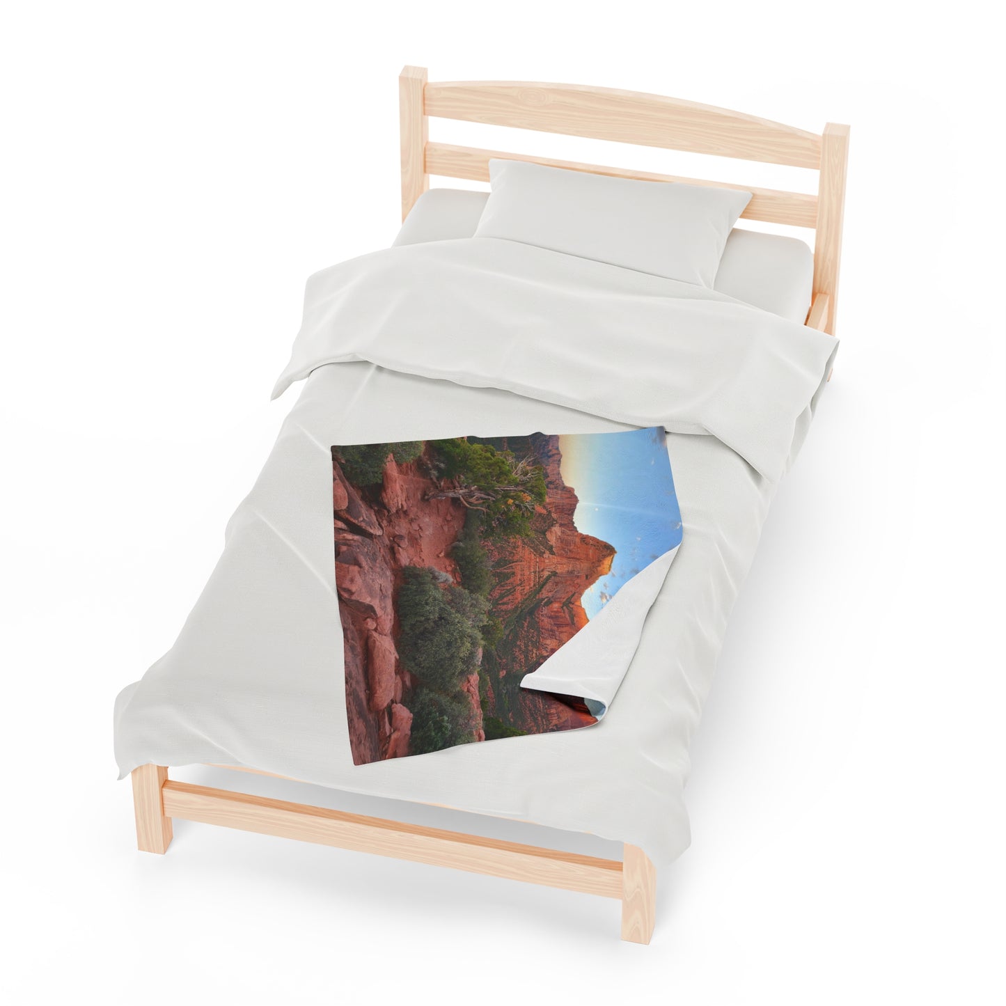 Blanket Velveteen Plush - Kolob Canyons in Zion National Park