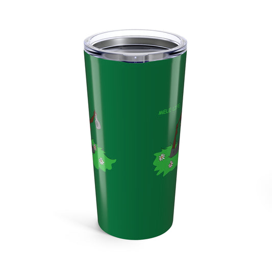 Tumbler (20oz) - Yoga Lady 2 (green)