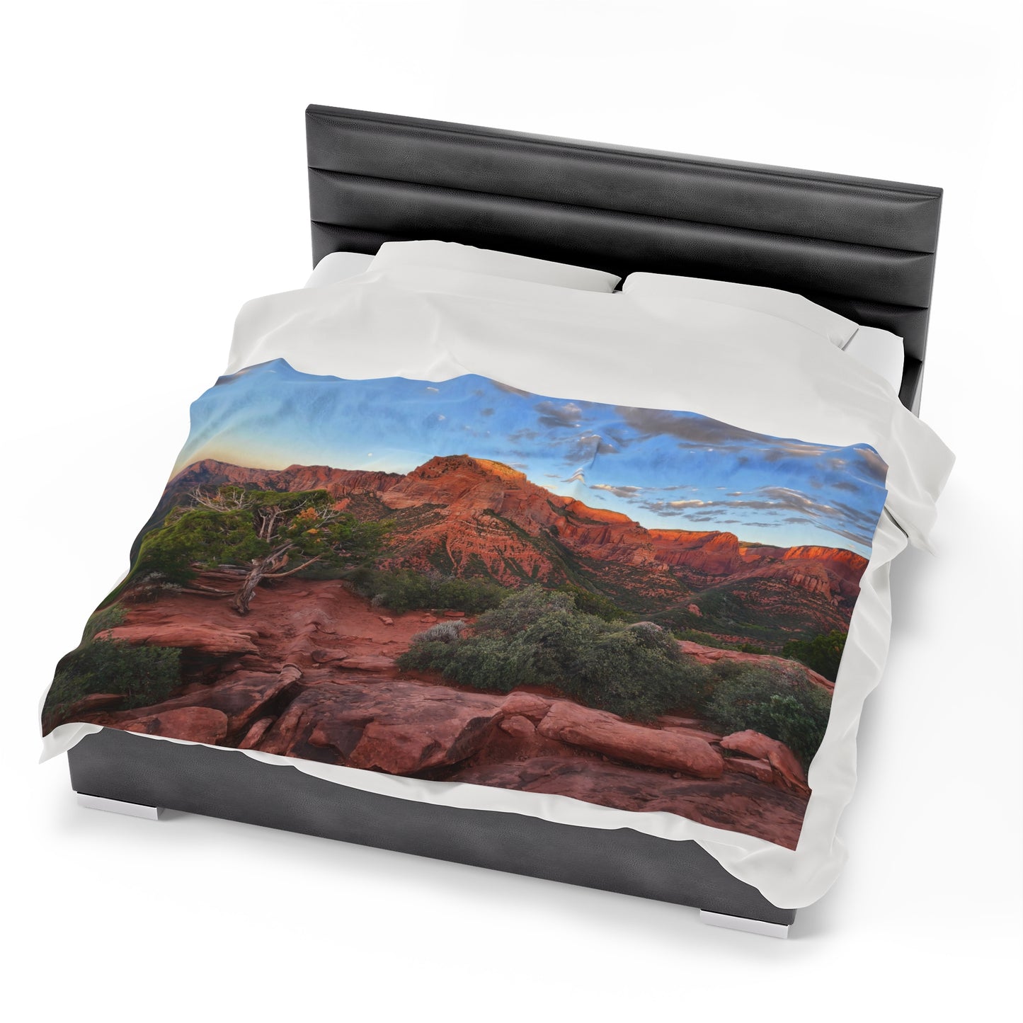 Blanket Velveteen Plush - Kolob Canyons in Zion National Park