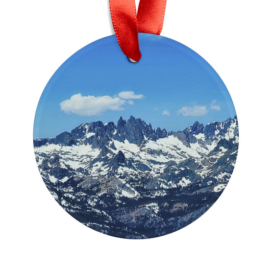 Holiday Acrylic Ornament - Minarets of the Sierra Nevada