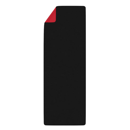 Yoga Mat - Strong black man (red mat)