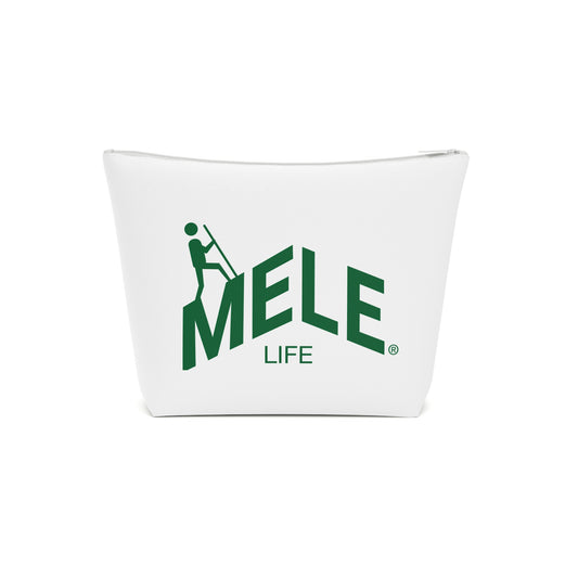 Cosmetic Bag - MELE LIFE logo   (white)