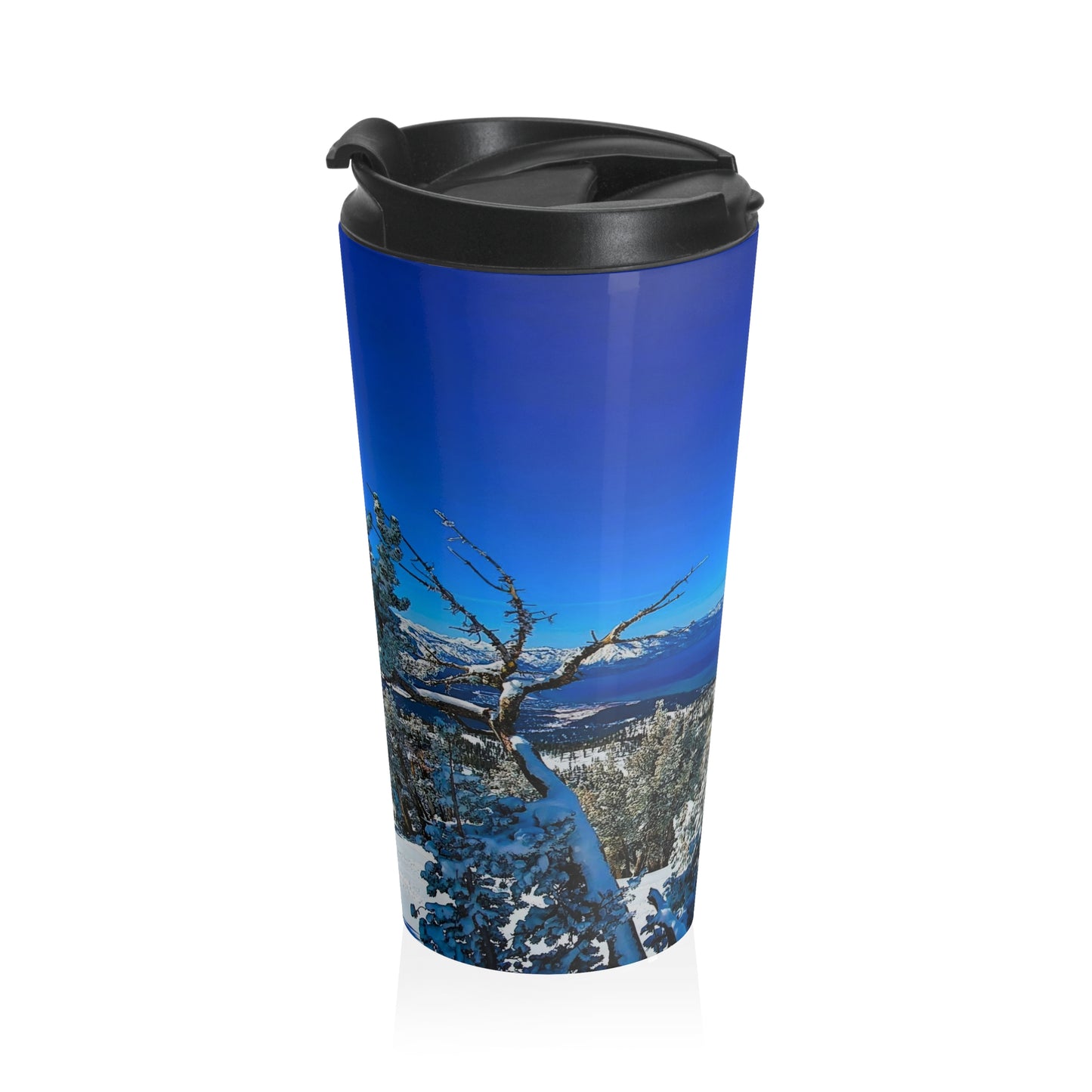 Travel Mug - Lake Tahoe in Winter