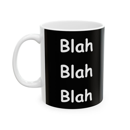 Coffee Mug (11oz/15oz) - Blah Blah Blah (black)