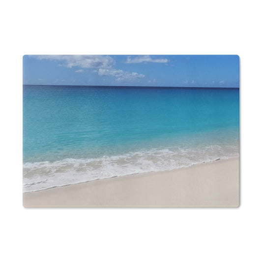 Cutting Board (glass) - Mullet Bay in St. Maarten