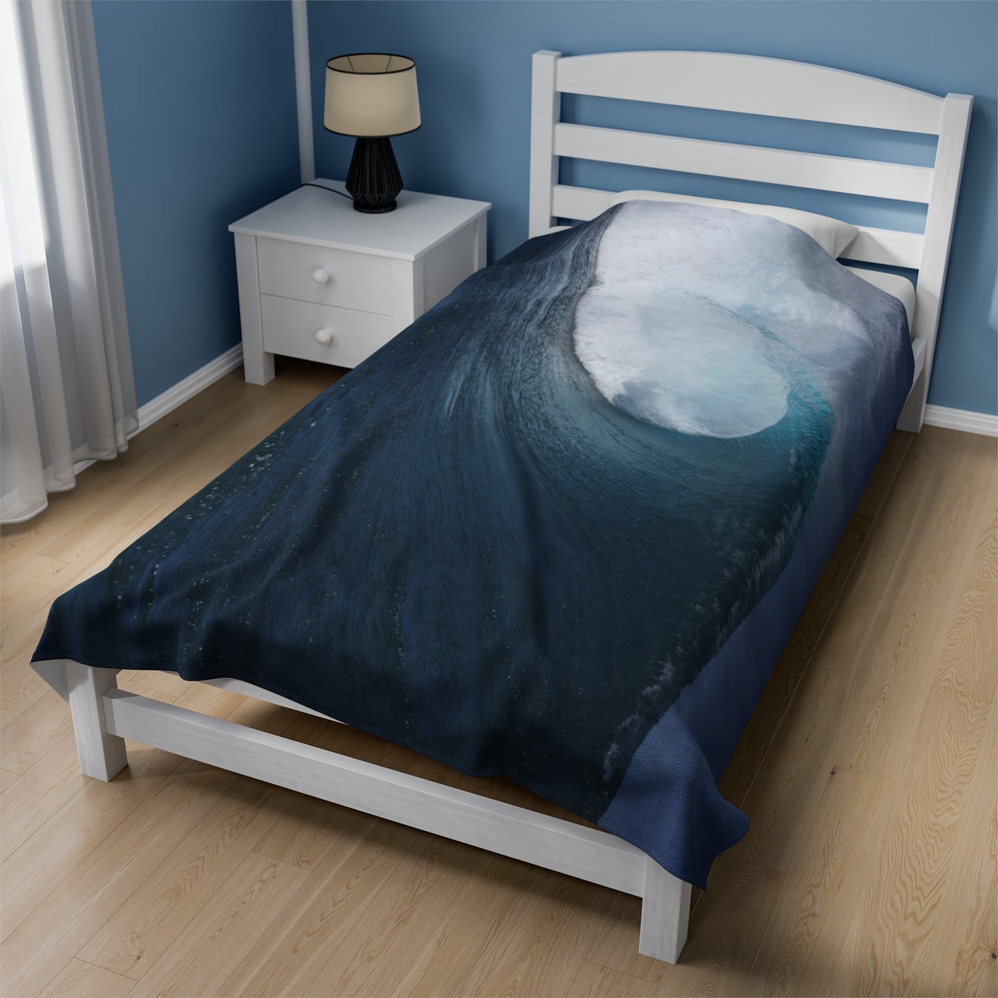 Blanket Velveteen Plush - Wave