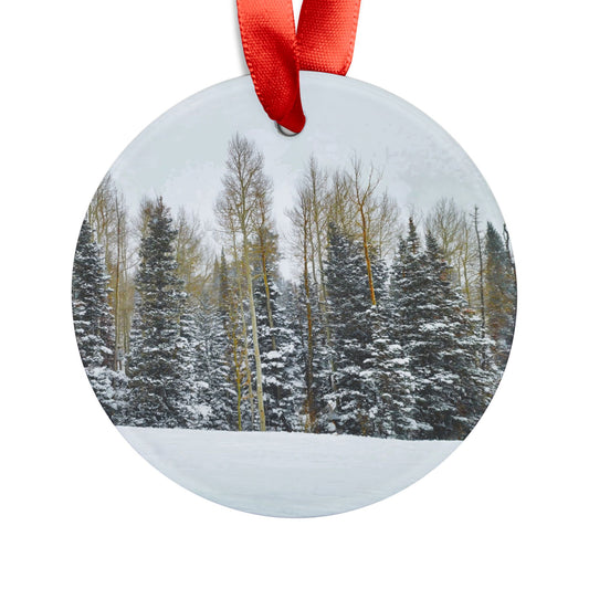 Holiday Ornament - Forest Winterscape