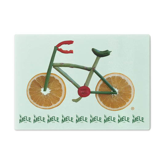 Cutting Board (glass) - Veggie Bike