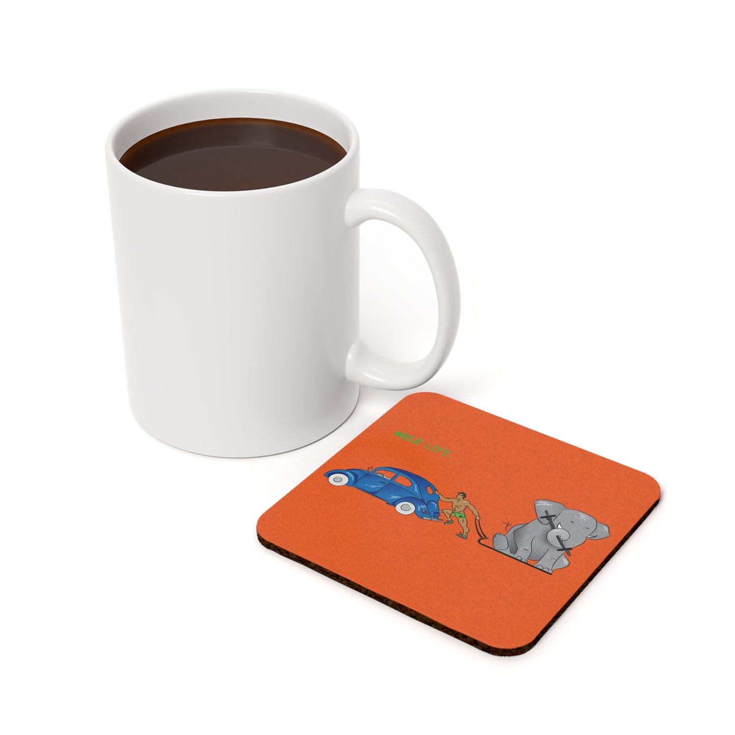 Coaster - Strong Brown Man  (orange)
