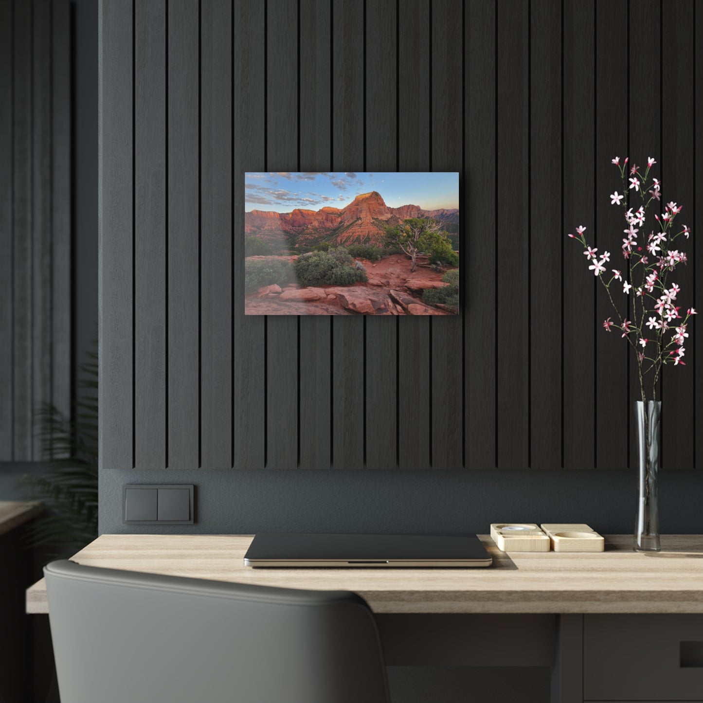 Acrylic Art - Kolob Canyons in Zion National Park