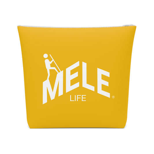 Cosmetic Bag - MELE LIFE logo   (yellow)