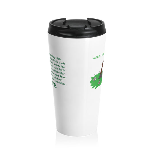 Travel Mug - yoga lady 2