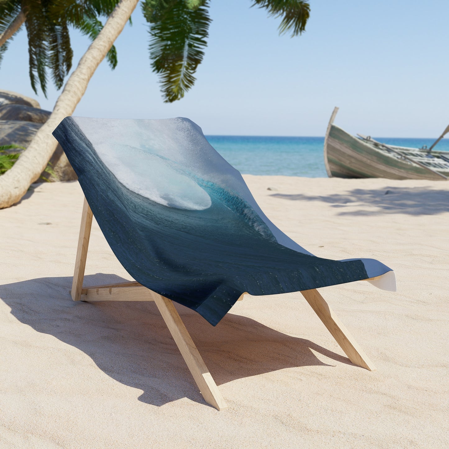 Beach, Bath & Pool Towel - Wave (left)