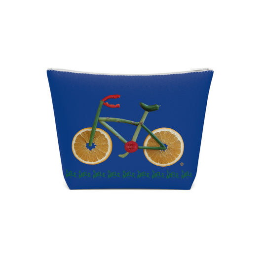 Cosmetic Bag - Veggie Bike  (dark blue)