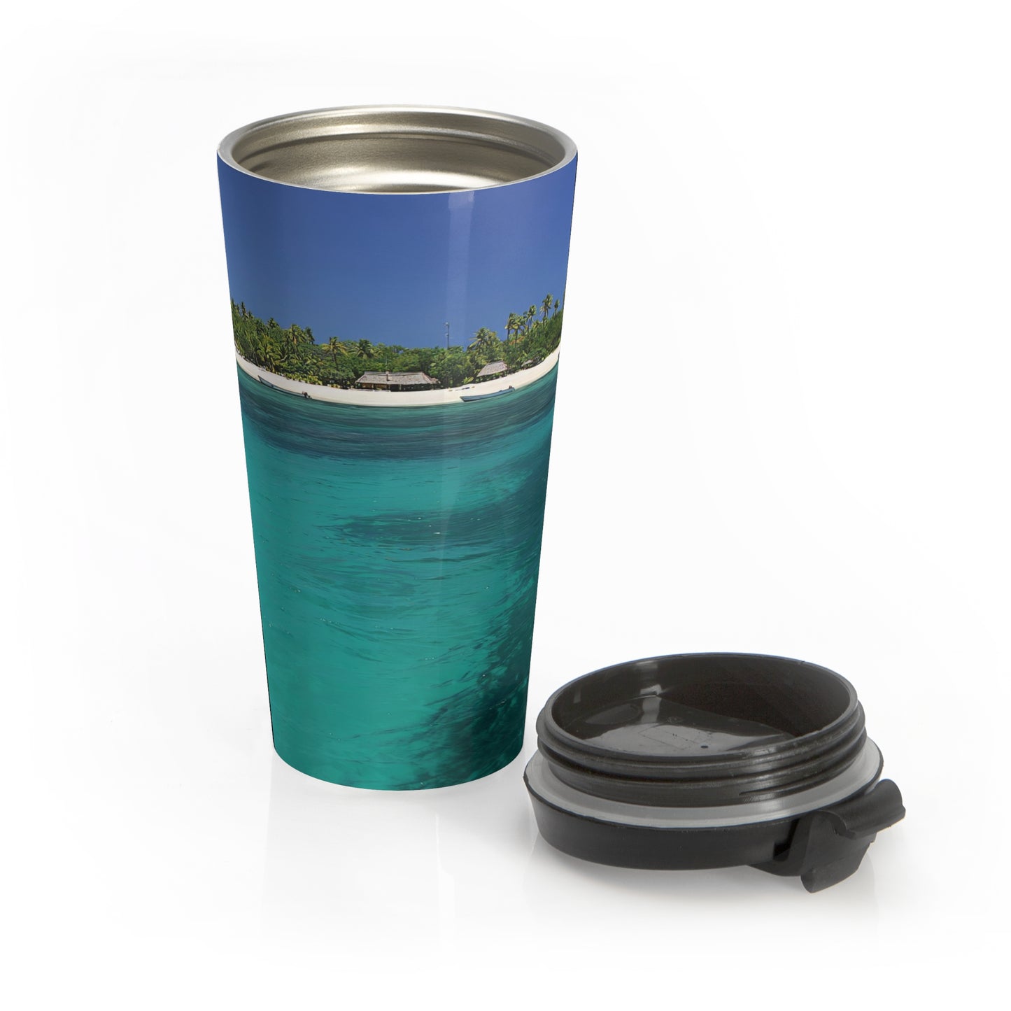 Travel Mug (15oz) - Tropical Island