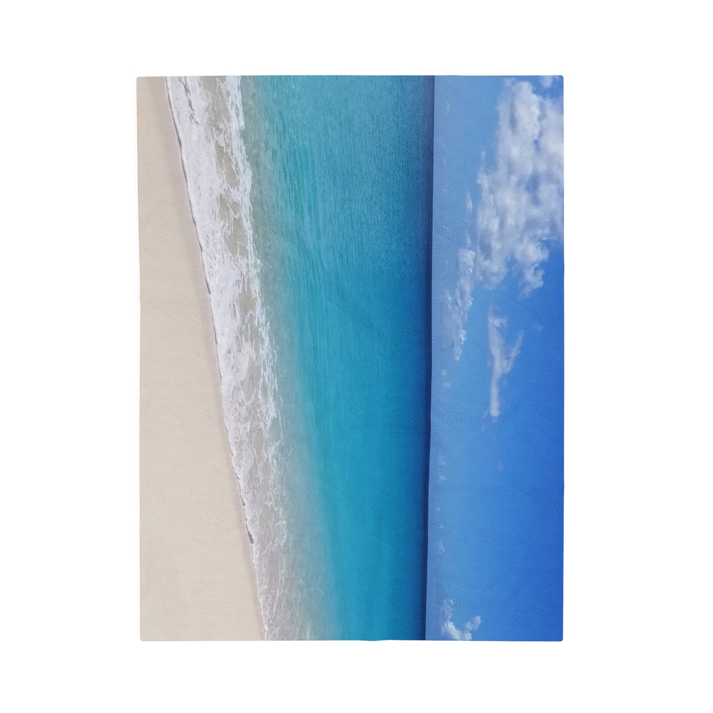 Blanket Velveteen Plush - Mullet Bay (St. Maarten)