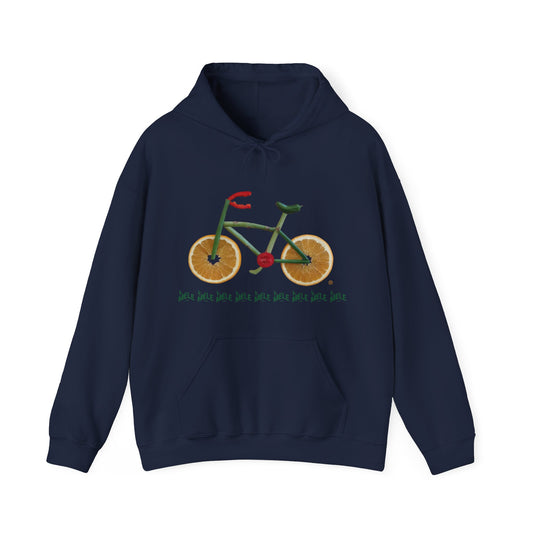 Hooded Sweatshirt (unisex) - Veggie Bike  (color palette B)