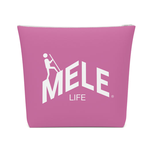 Cosmetic Bag - MELE LIFE logo   (pink)