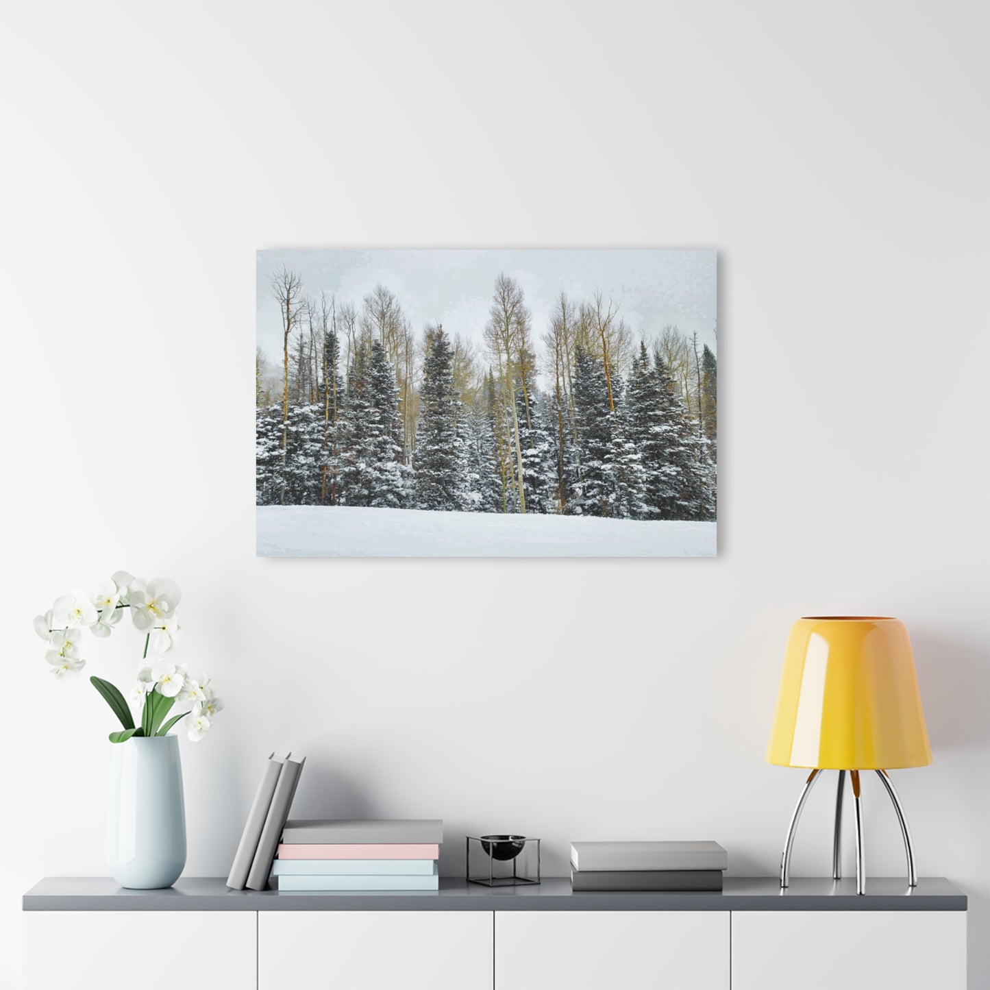 Acrylic Wall Art - Forest Winterscape