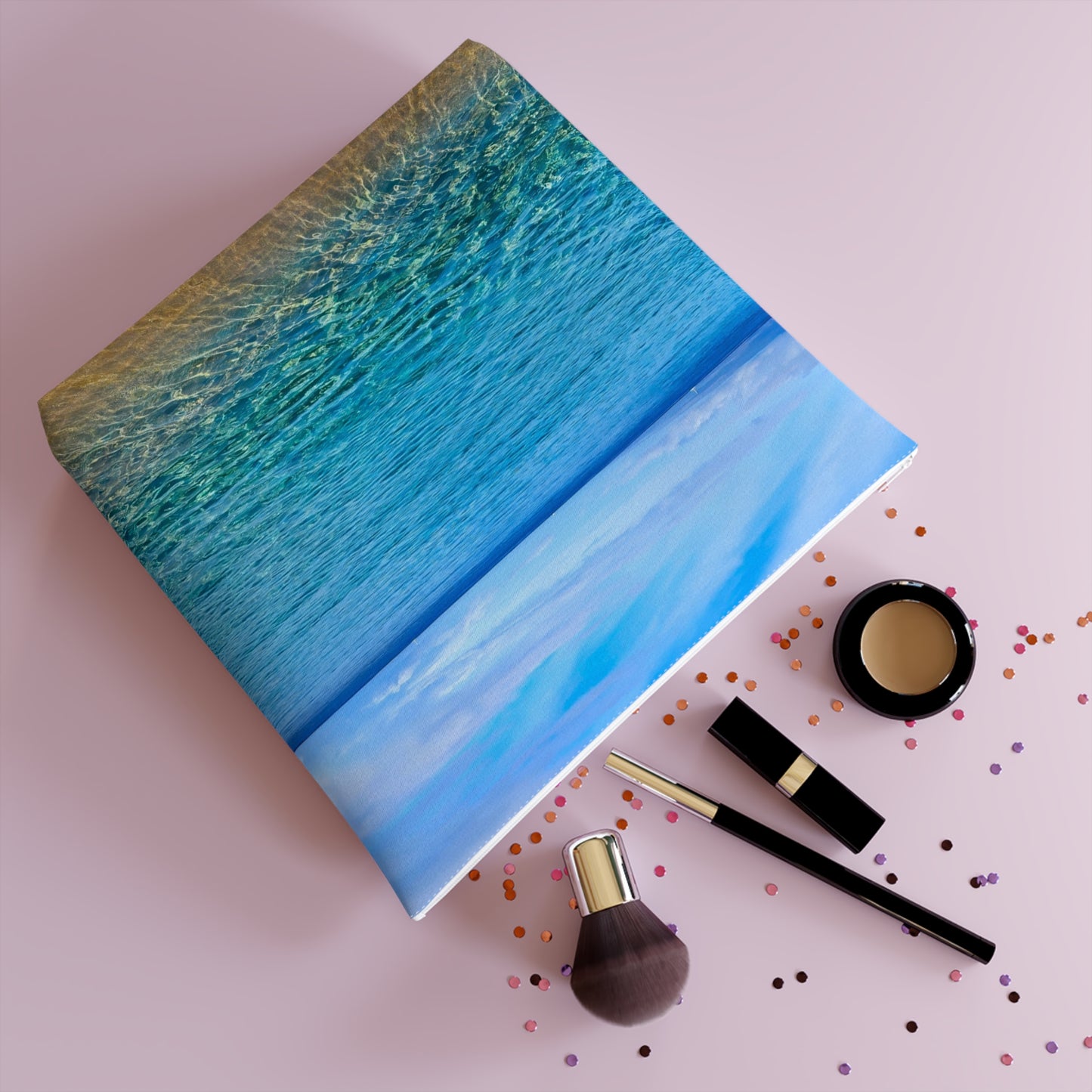 Cosmetic Bag - Ocean around the island of Maui