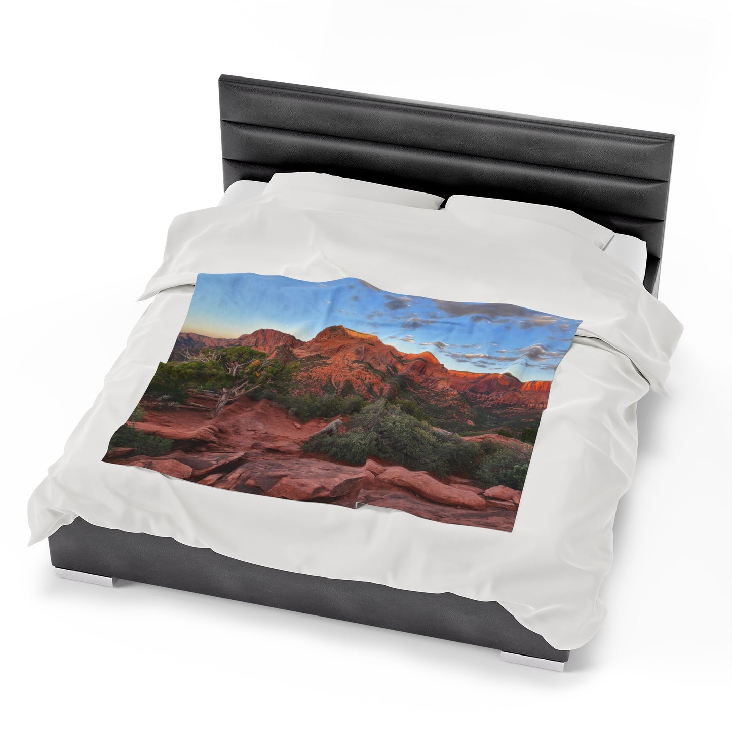 Blanket Velveteen Plush - Kolob Canyons in Zion National Park