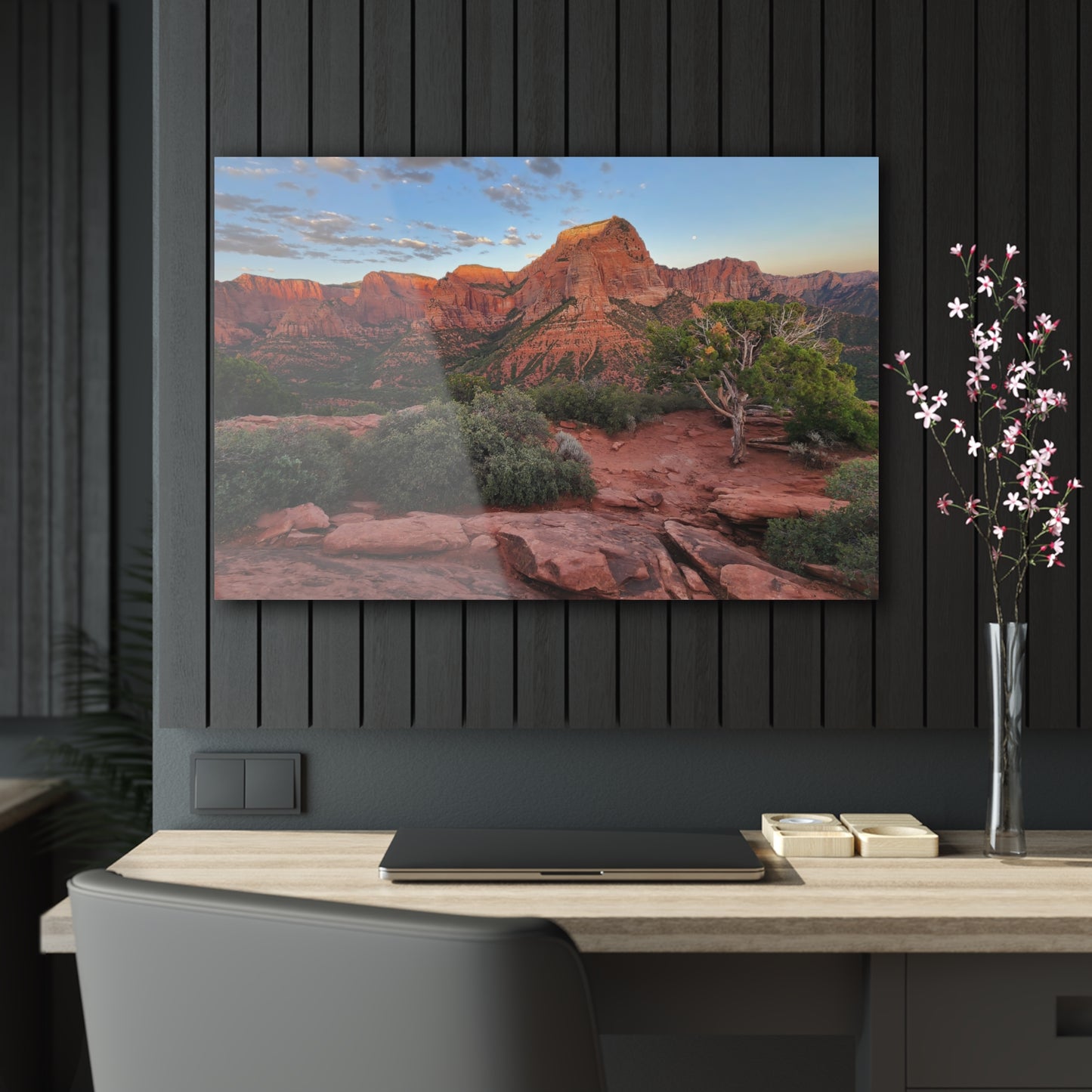Acrylic Art - Kolob Canyons in Zion National Park
