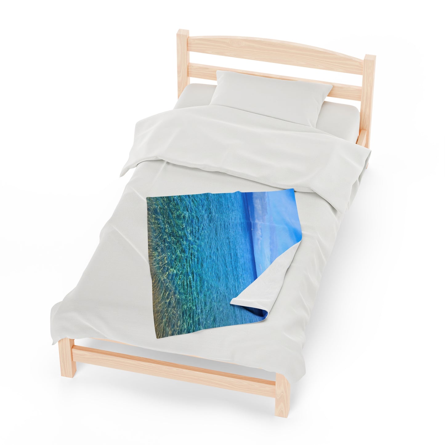 Blanket Velveteen Plush - Ocean around island of Maui