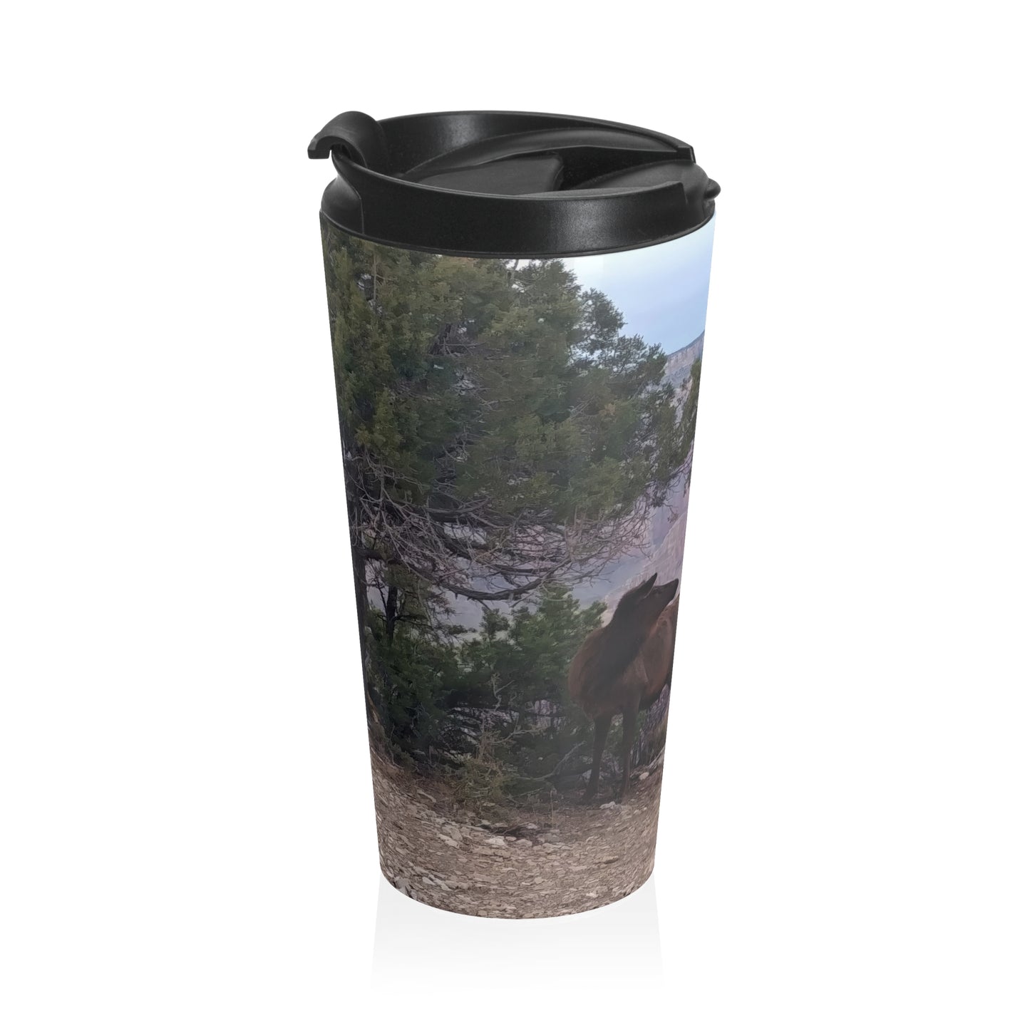 Travel Mug - Elk at Grand Canyon