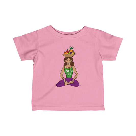 Infant Tee - Yoga Lady1